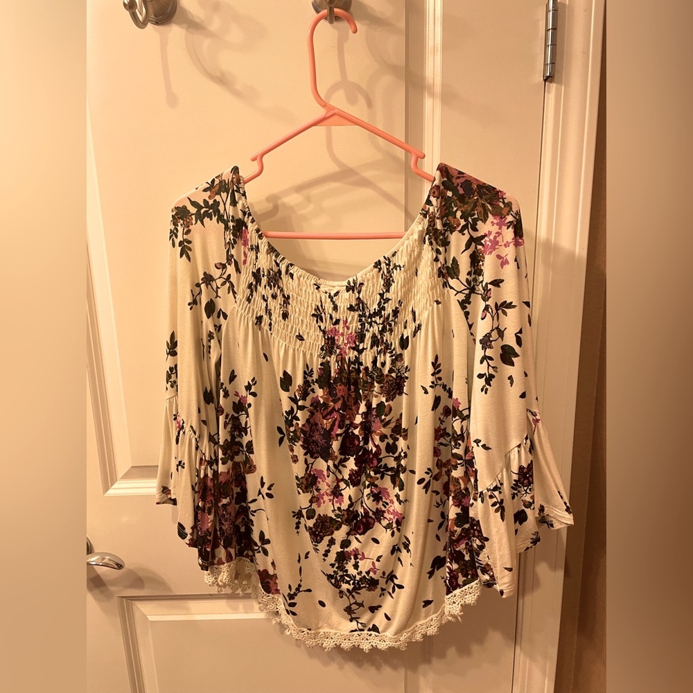 Floral Flowy Shirt - LUQ brand